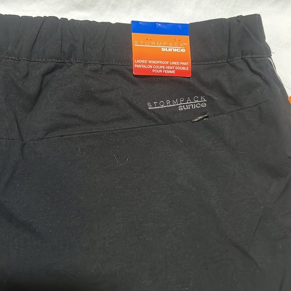 NWT Sunice Black Stormpack Windproof Lined Pants sz L - Picture 7 of 7